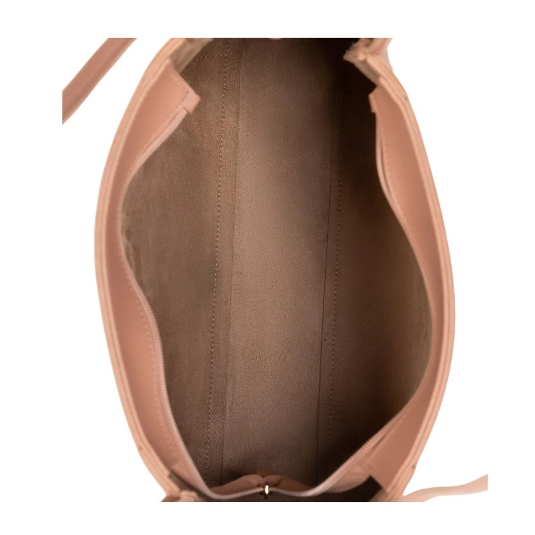 Aburi Elegant Pink Minimalist Shoulder Tote Bag for Women