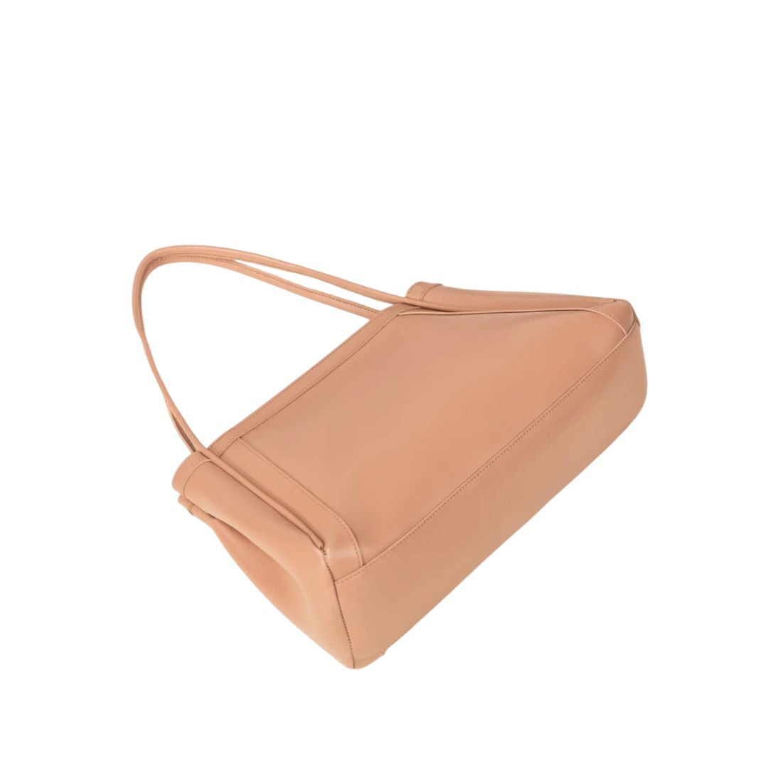 Aburi Elegant Pink Minimalist Shoulder Tote Bag for Women