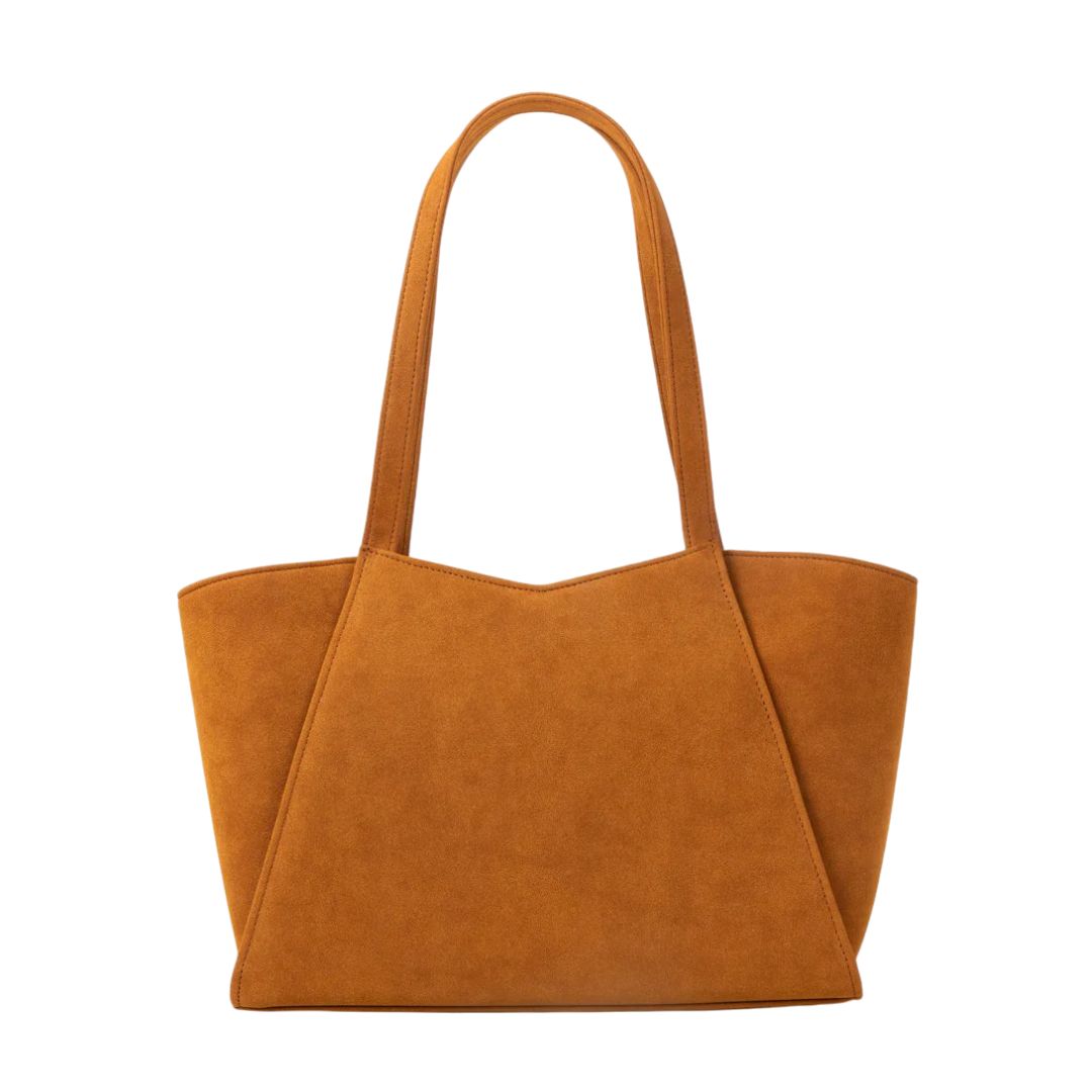 Aburi Classic Style Brown Tote Shoulder Bag for Women